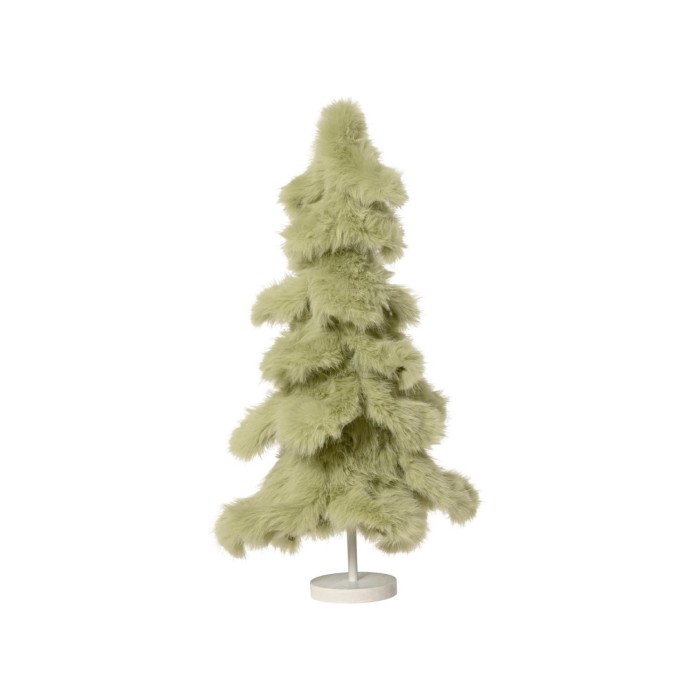ALBERO VERDE EFFETTO PELUCHE H.60